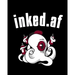 inked.af: Tatoo Artist Sketch Book - Gift For People With Tatoos - Paperback With Inappropriate Saying For Ink Lovers