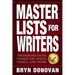 Master Lists for Writers: Thesauruses, Plots, Character Traits, Names, and More