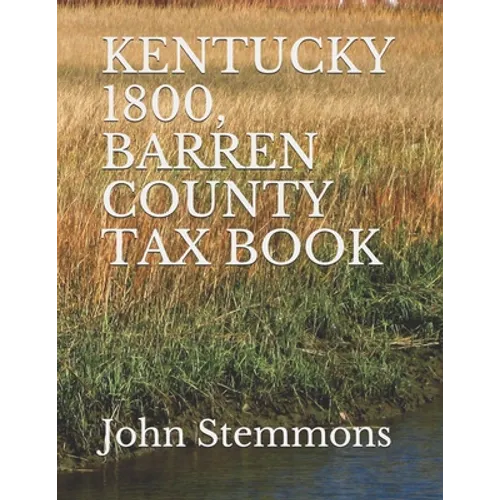 Kentucky 1800, Barren County Tax Book