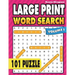 Large Print Word Search: 101 Puzzles ( Volume 1 )