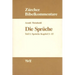 Die Spruche: Teil 1: Spruche Kapitel 1-15