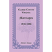 Clarke County, Virginia Marriages, 1836-1886