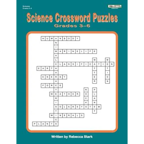 Science Crossword Puzzles Grades 3-6