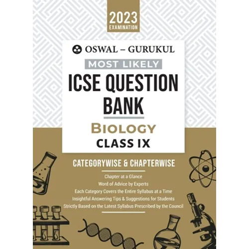 Oswal - Gurukul Biology Most Likely Question Bank: ICSE Class 9 For 2023 Exam