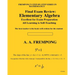 Final Exam Review: Elementary Algebra