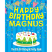 Happy Birthday Magnus - The Big Birthday Activity Book: (Personalized Children's Activity Book)