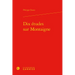 Dix Etudes Sur Montaigne