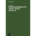 Programmieren mit Visual Basic - Excel 97