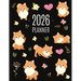 Pomeranian Planner 2026: Funny Small Dog Monthly Agenda January-December Organizer (12 Months) Cute Puppy Scheduler with Flowers & Pretty Pink Hearts