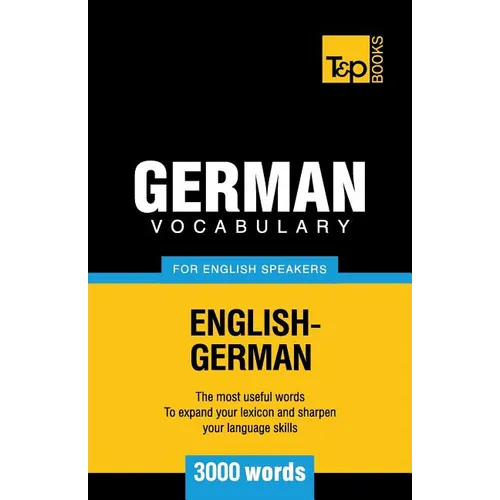 German vocabulary for English speakers - 3000 words