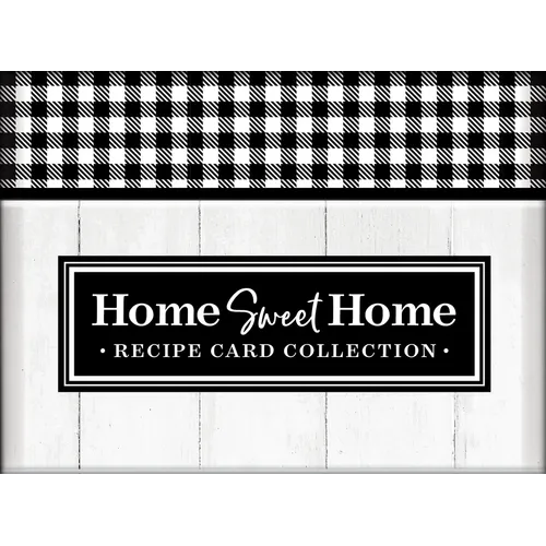 Home Sweet Home Recipe Card Collection Tin