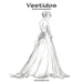 Vestidos libro para colorear para adultos 1