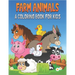 Farm Animals A Coloring Book For Kids: 50 Cute Farm Animals Designs for Kids And Toddlers