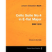 Johann Sebastian Bach - Cello Suite No.4 in E-flat Major - BWV 1010 - A Score for the Cello