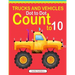 Trucks and Vehicles Dot to Dot: Count to 10