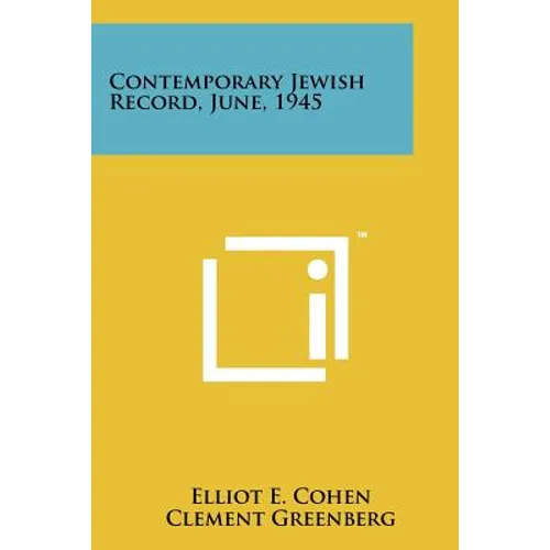 Contemporary Jewish Record, June, 1945