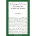 The Meaning and Performance of Ornaments in Lute Tablature