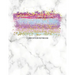 Composition Notebook: Marble and Glitter Decorative Design with Wide Rule Lines and Numbered Pages