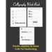 Calligraphy workbook, Practice Alphabet & Morse Code Via Handwriting: Calligraphy & Hand Lettering workbook for beginners, to Practice and learn alpha