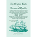 The Original Lists of Persons of Quality; Emigrants; Religious Exiles; Political Rebels; Serving Men Sold for a Term of Years; Apprentices; Children S