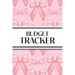 Budget Tracker (Pink Bows): 6"x9" Monthly Finance Organizer for Expenses, Savings, and Debt; Manage Your Money Notebook