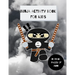 Ninja Activity Book for Kids: Ninja Activity Book, Six Games and over 60 Pages, [8.5 in. x 11 in.]