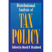 Distributional Analysis of Tax Policy