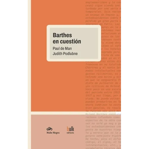 Barthes en cuestión