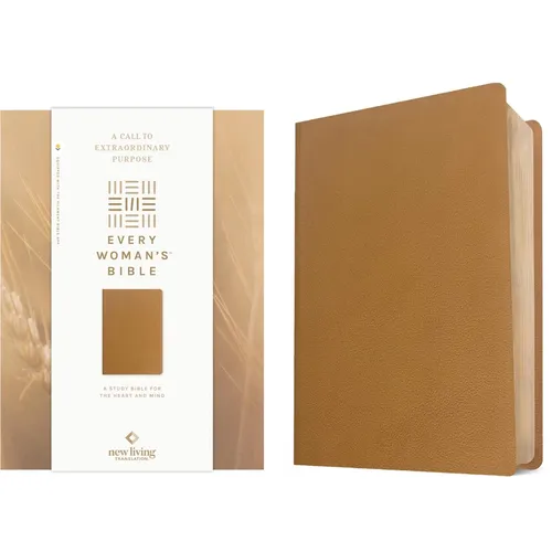 NLT Every Woman's Bible, Filament Enabled (Genuine Leather, Camel, Red Letter)