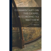 Commentary on the Gospel According to Matthew