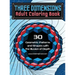 Three Dimensions Adult Coloring Book: 30 Geometric Patterns and Shapes with the Illusion of Depth