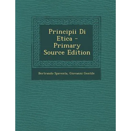 Principii Di Etica