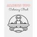 ALIEN UFO Coloring Book: 8.5 x 11 inches 62 pages space monsters notbook plus 1 blank