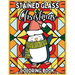Stained Glass Christmas Coloring Book: Relaxing Coloring Pages of Christmas Symbols, Winter Scenes, Landscapes and more for Adults and Children