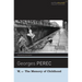 W, or the Memory of Childhood