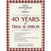 40 Years of Trial & Error: Mom's Favorite Recipes & Memoirs