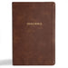 CSB Grace Bible, Brown Leathertouch (Dyslexia Friendly)