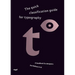The Quick Classification Guide for Typography: A Handbook for Designers
