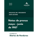 Notas de Prensa mayo a junio de 1987: Archivos del presidente José Azcona