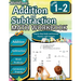 Addition and Subtraction Math Workbook 1st and 2nd Grade: Word Problems Grade 1-2, Exercises 1 to 50, Activities, Commutative Property