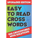 Easy to Read Crosswords: Crossword Puzzle Books for Adults, Crossword for Men and Women, Crossword Puzzles for Adults Large Print, Challenging