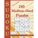 Puzzler Guzzler Sudoku 240 Medium-Hard Puzzles Volume 1: Large Print for Adults(Suitable for Seniors) Big Book of Strategy Fun - Brain Stimulation - M