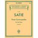 3 Gymnopedies: Schirmer Library of Classics Volume 1869 Piano Solo - Classical Piano Sheet Music Book with 3 Legendary Compositions