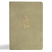 KJV Super Giant Print Reference Bible, Sage Suedesoft Leathertouch, Indexed