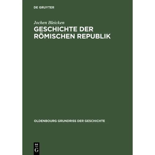 Geschichte Der Romischen Republik