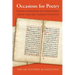 Occasions for Poetry: Politics, Literature, and Imagination Among the Early Modern Ottomans