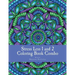 Stress Less 1 and 2 Coloring Book Combo: 60 Intricate detailed full page mandalas to color in for relaxation and stress relief