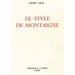 Le Style de Montaigne