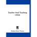 Teacher And Teaching (1914)