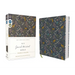 Niv, Journal the Word Bible (Perfect for Note-Taking), Double-Column, Cloth Over Board, Navy Floral, Red Letter, Comfort Print: Reflect, Take Notes, o
